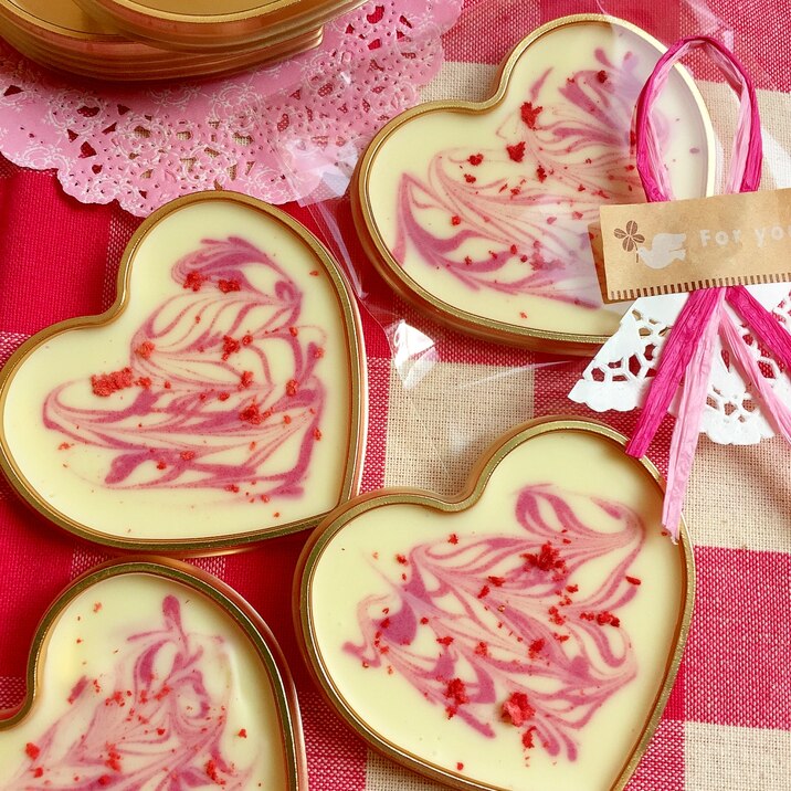 材料3つ バレンタインに マーブルハートチョコ レシピ 作り方 By Aka Ru 楽天レシピ 材料3つ バレンタインに マーブルハートチョコ レシピ 作り方 By Aka Ru 楽天レシピ